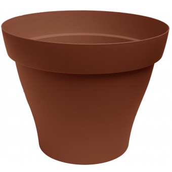 POT ROND ROMEO COULEUR TERRE CUITE D50 